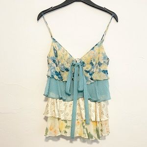 Pre-loved! THE LIMITED Silk Tiered Tank Top/Blouse